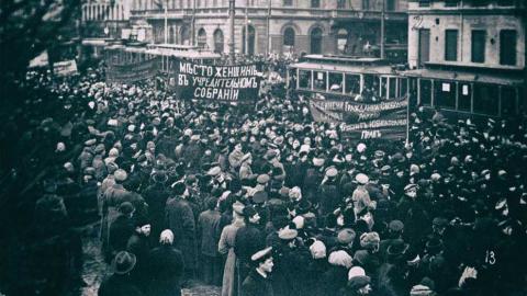 Demonstration in Petrograd 1917