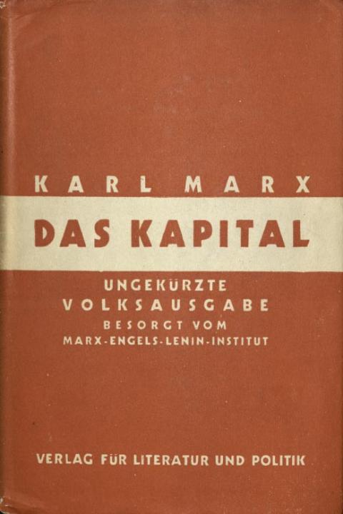 Vorbemerkung des Marx-Engels-Lenin-Instituts zum zweiten Band, Verlag für Literatur und Politik, 1933